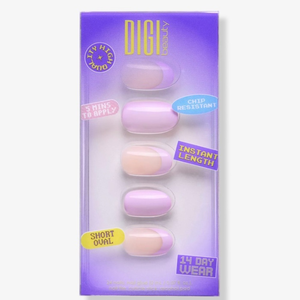Pink Press-On Nails